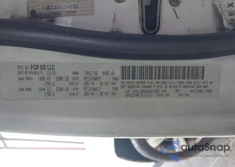 2016 Jeep Compass Sport z USA, uszkodzony, nr VIN 1C4NJCBA6GD641263